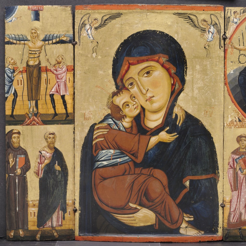 Virgin and Child with Saints c. 1230s by Berlinghiero